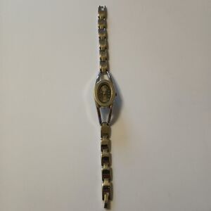 Vtg Faded Glory Women Silver Tone Stainless Steel Casual Quartz Watch Japan Movt